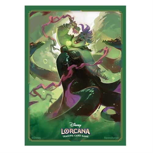 Plastiklommer - Ursula - (65 Sleeves) Disney Lorcana